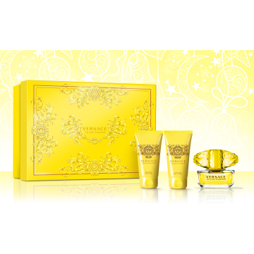 Versace Yellow Diamond Набор (Туалетная вода 50 ml, 50 Гель для душа, 50 Лосьон для тела) (8011003831159)